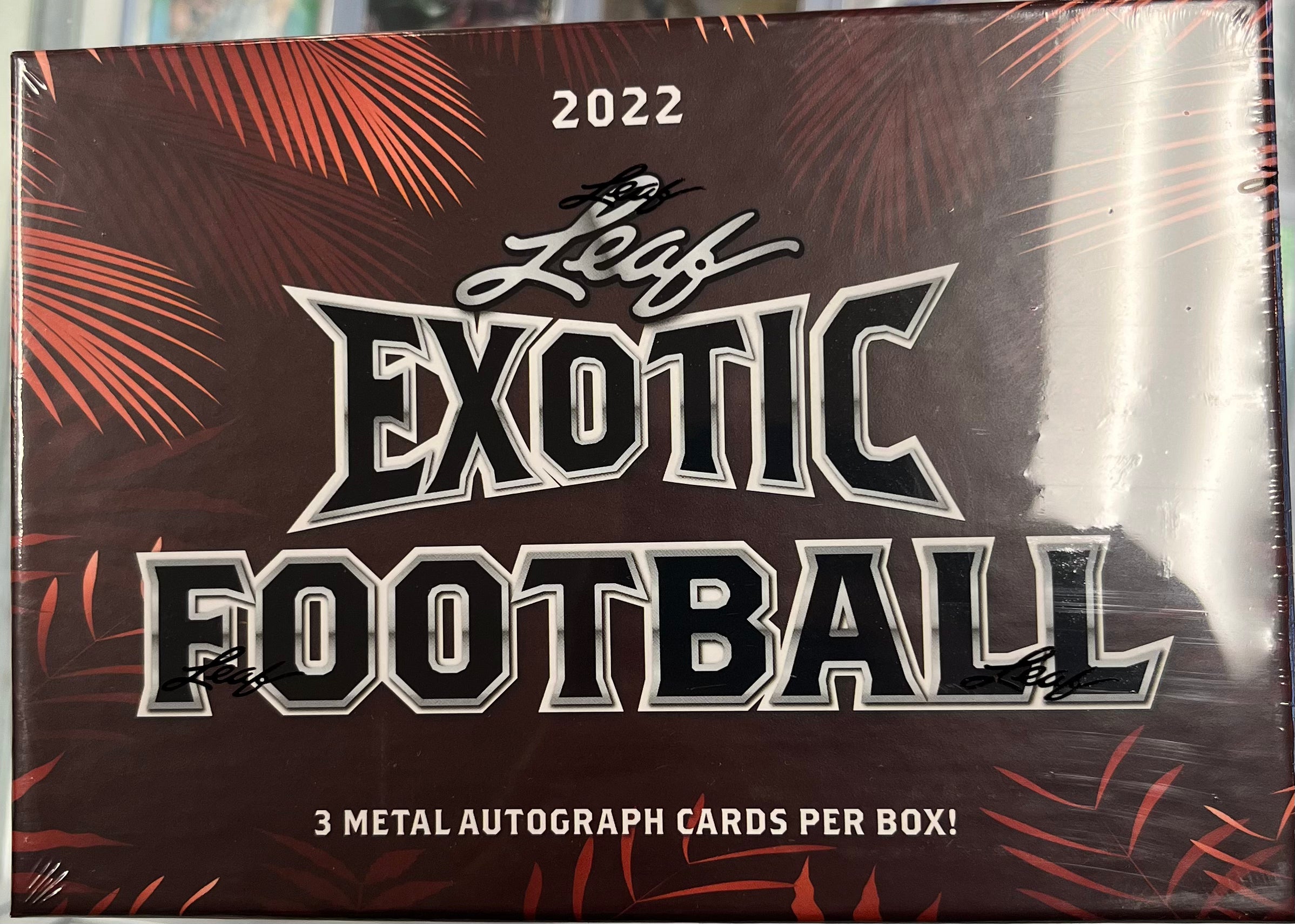 2022 Leaf Exotic Football Hobby Box Wow Sports Cards USA