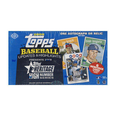 2008 Topps Heritage Baseball High Numbers Hobby Box