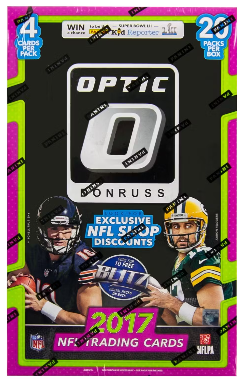 2017 Panini Donruss Optic Football Hobby Box (Sealed)