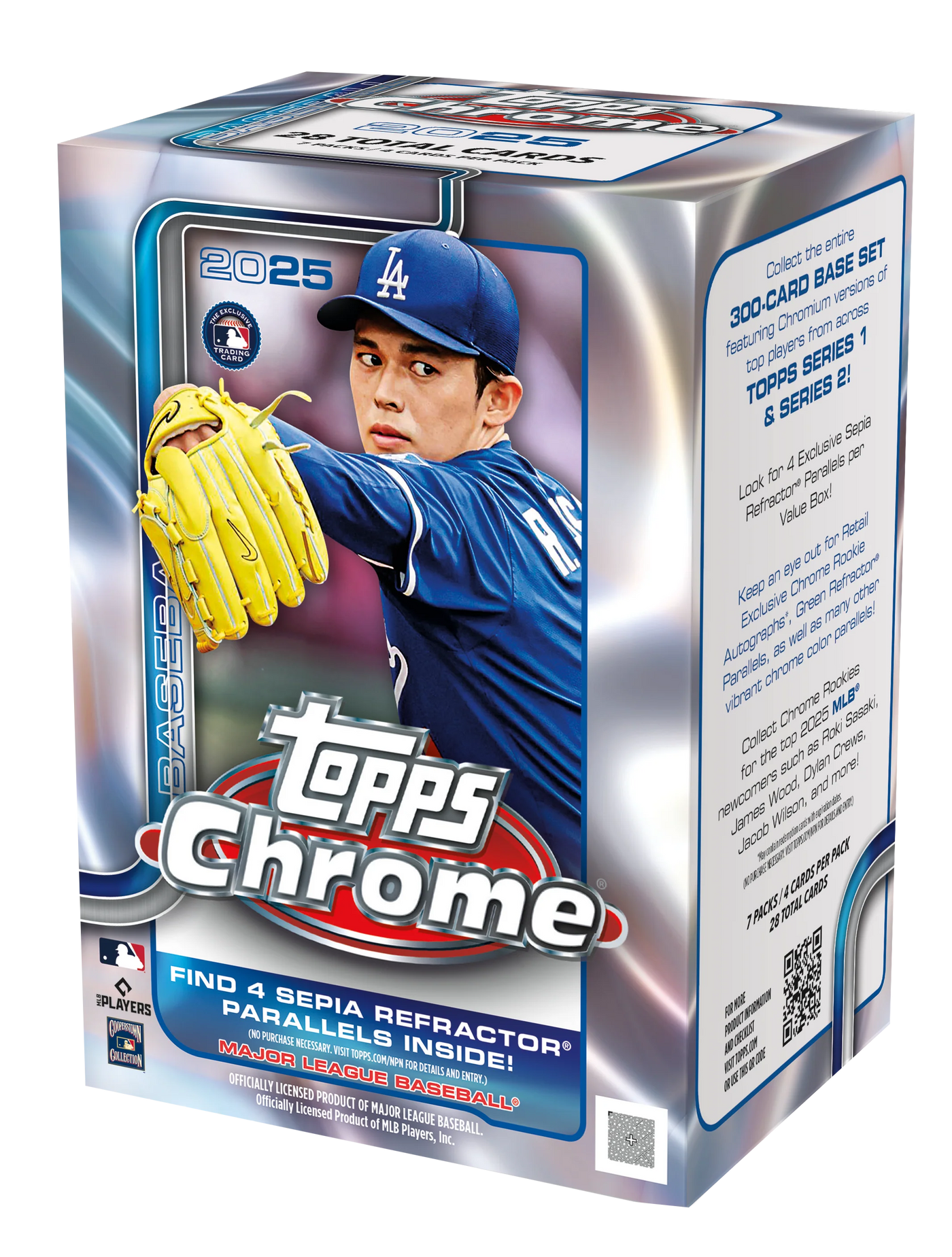 2025 Topps Chrome MLB Blaster Box