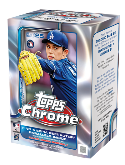 2025 Topps Chrome MLB Blaster Box