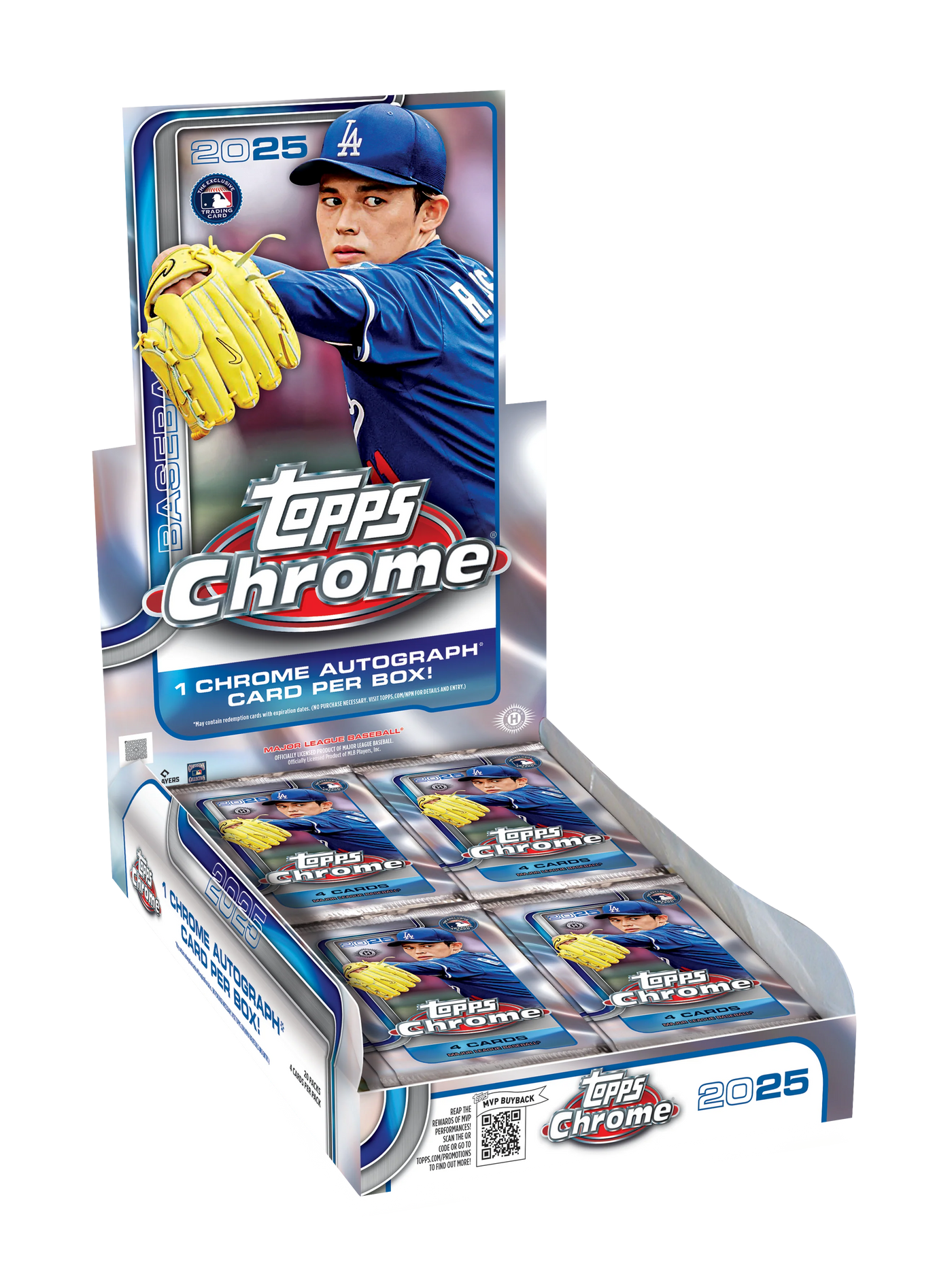 2025 Topps Chrome MLB Hobby Box