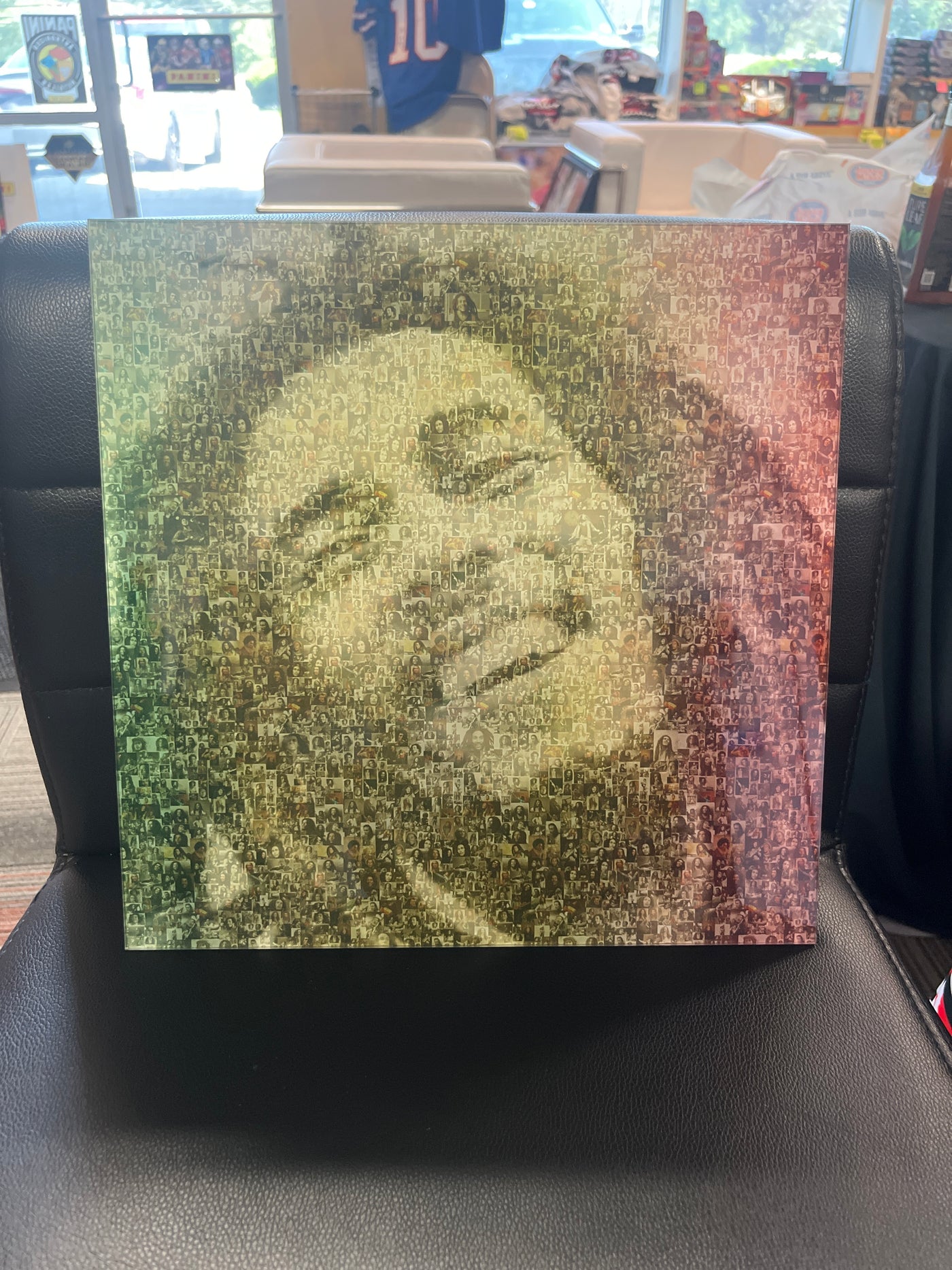 Bob Marley Mosaic Print 12x12in (Small)