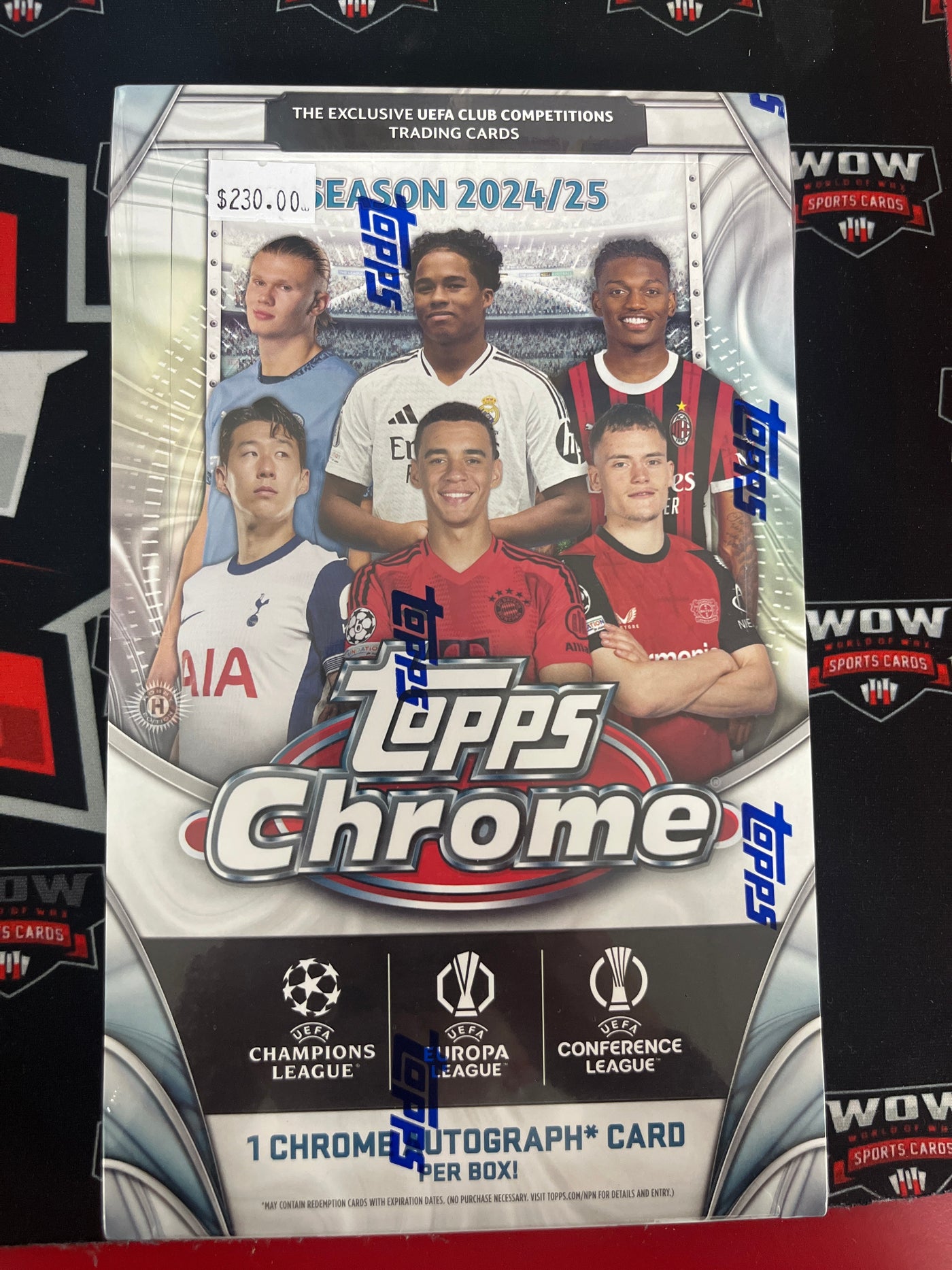 2024/25 Topps Chrome UEFA Soccer Hobby Box
