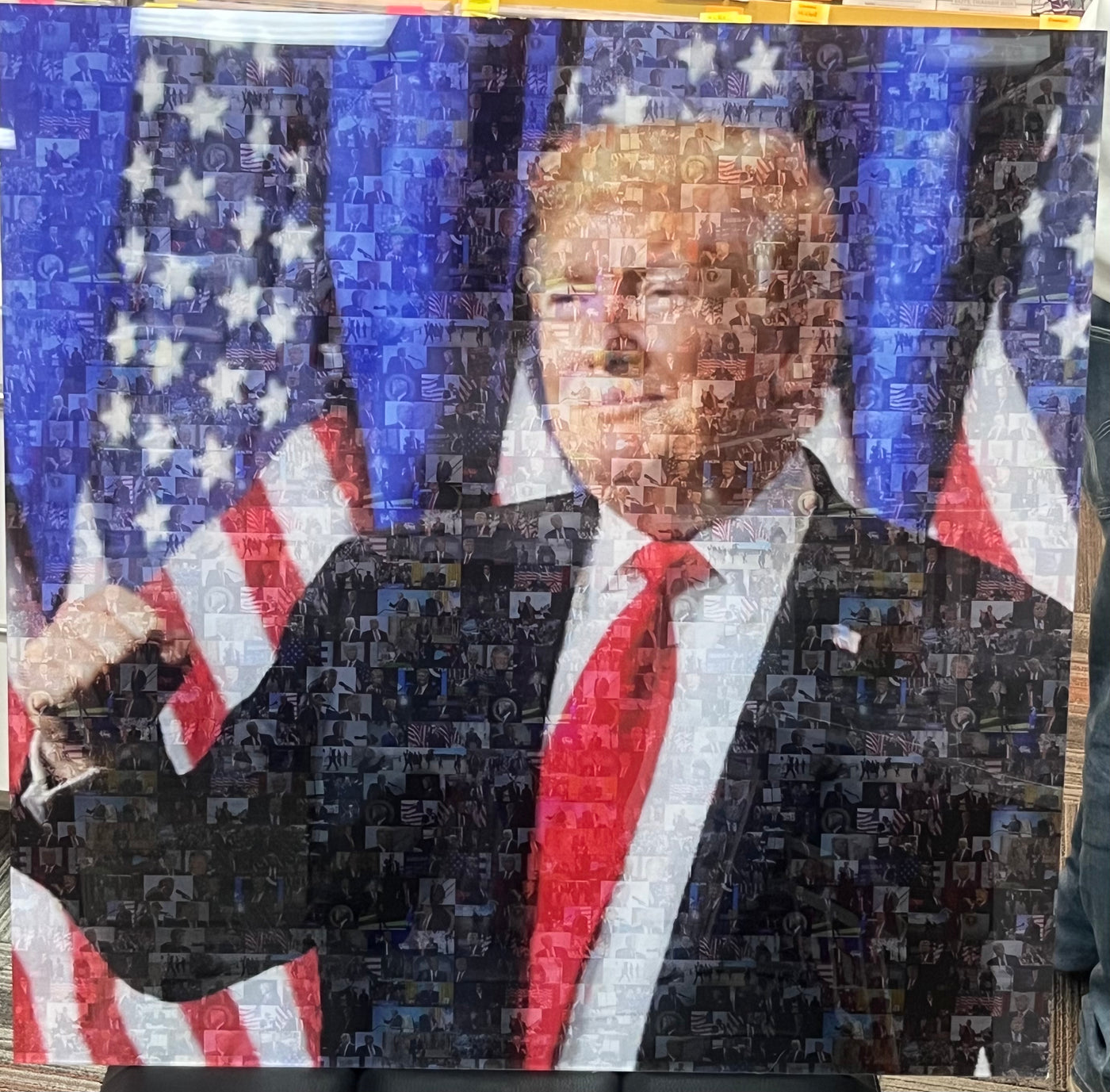 Donald Trump Mosaic Print