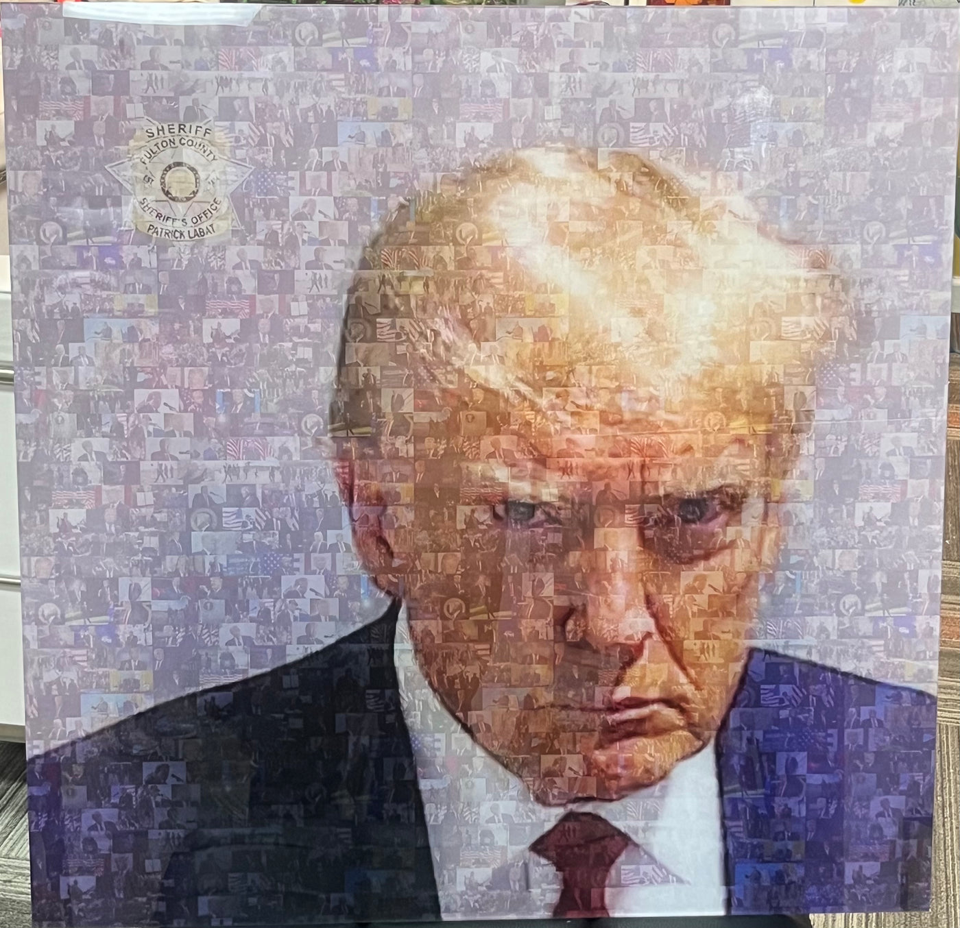 Donald Trump Mosaic Print