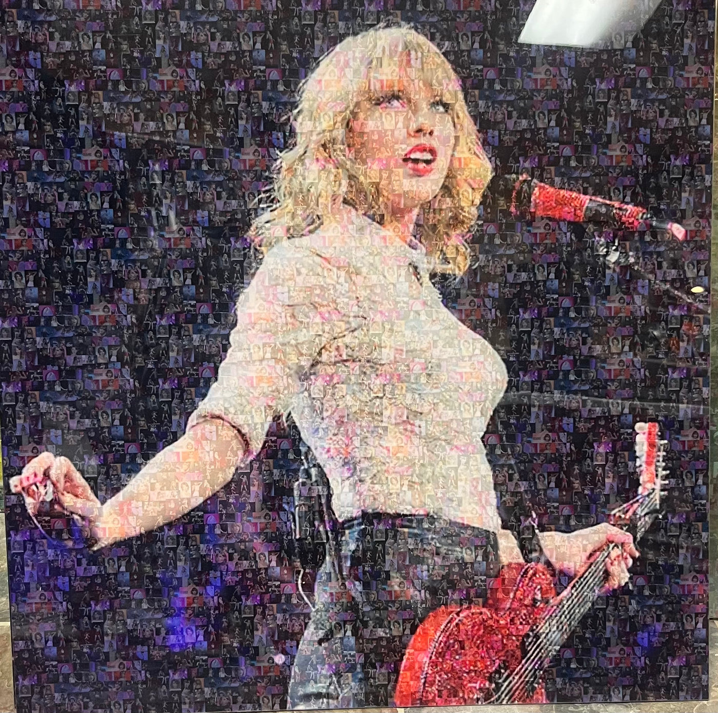 Taylor Swift Mosaic Print Version 1