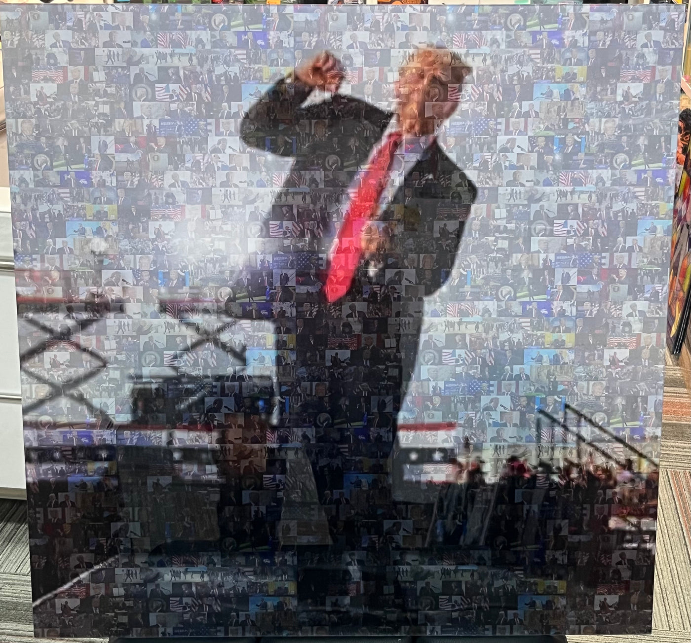 Donald Trump Mosaic Print