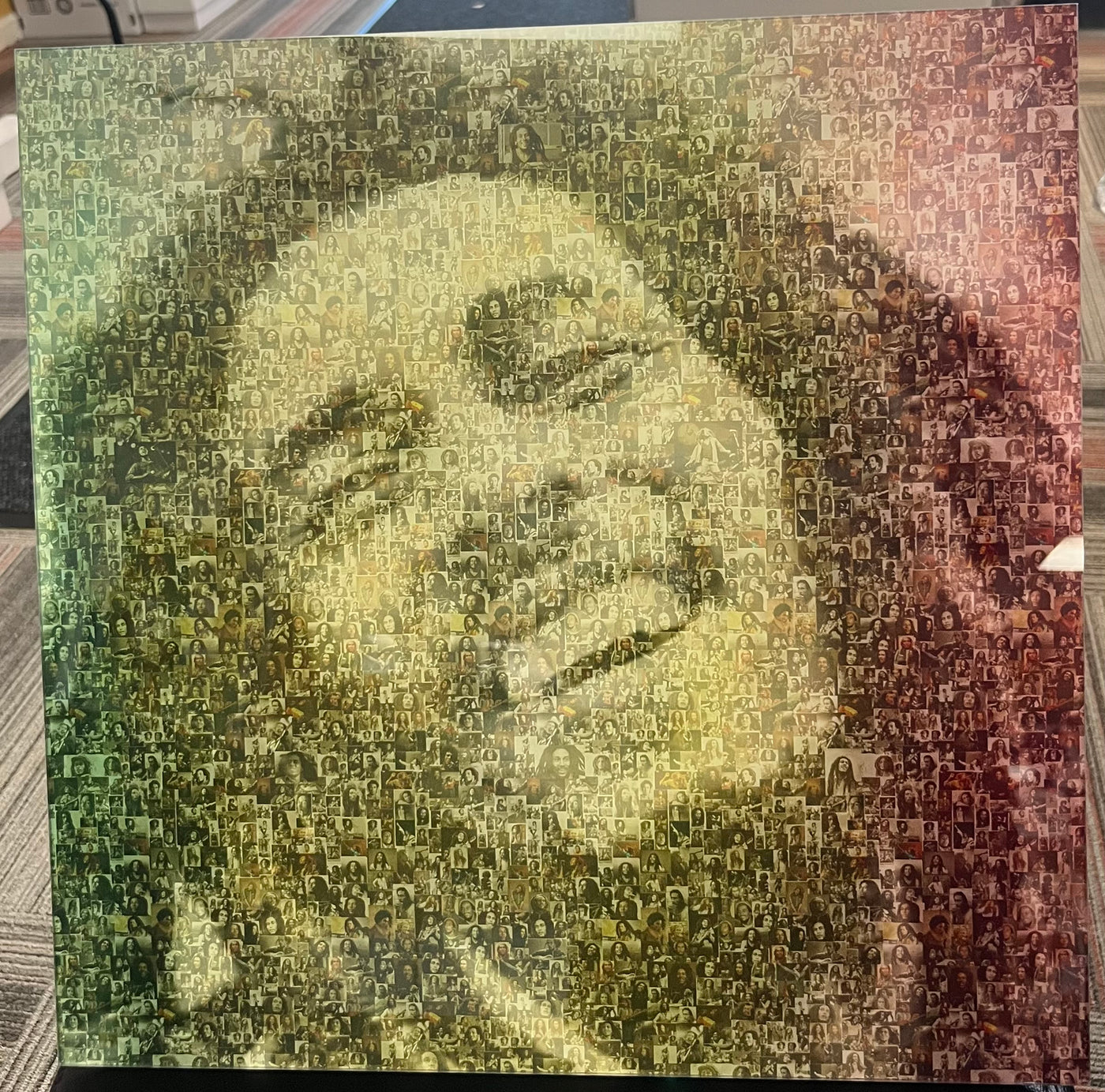 Bob Marley Mosaic Print 16x16in