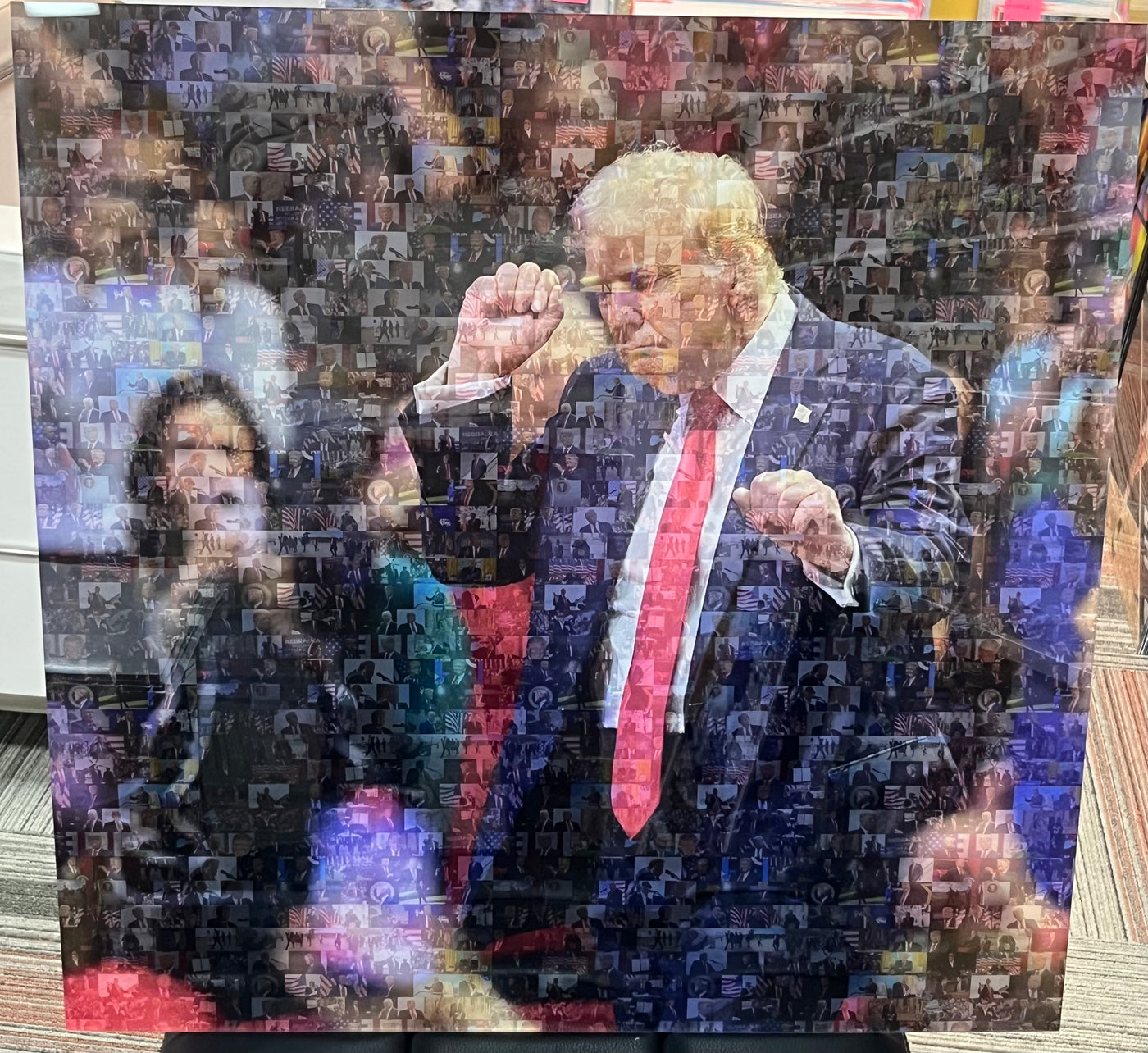 Donald Trump Mosaic Print