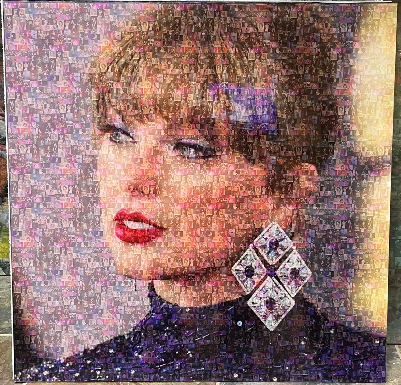 Taylor Swift Mosaic Print Version 2