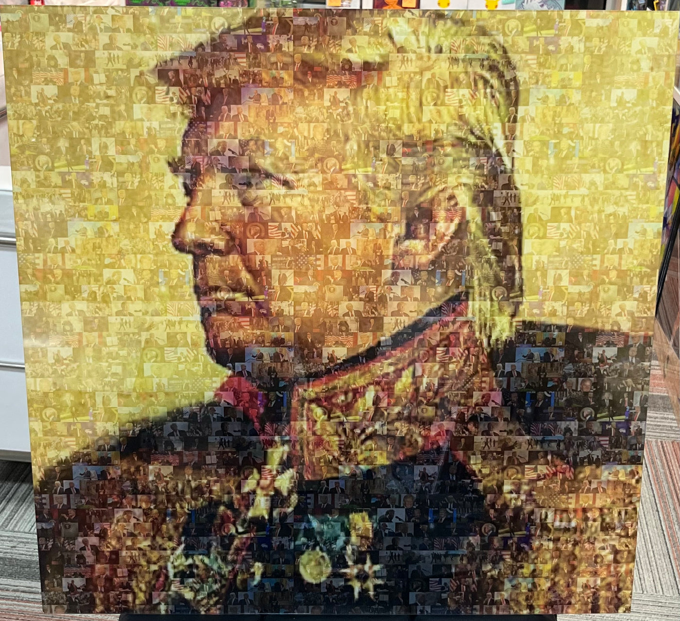 Donald Trump Mosaic Print