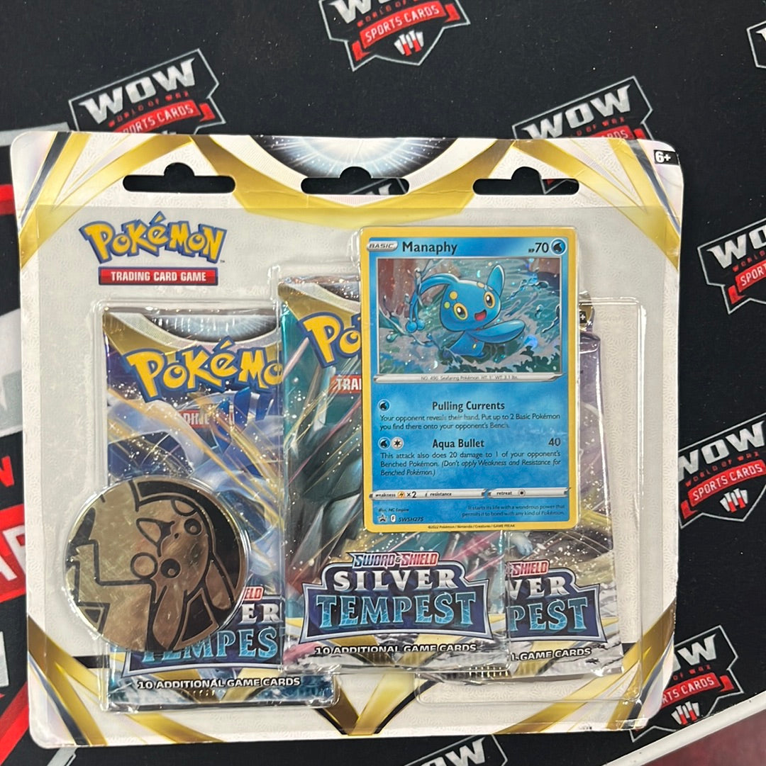 Pokémon Silver Tempest 3-Pack Booster Pin