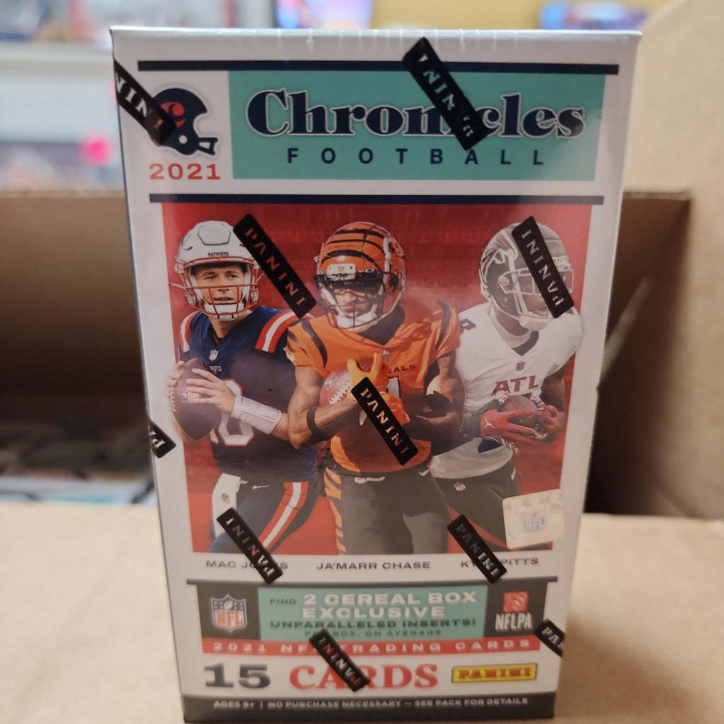 2021 Panini Chronicles Draft Picks Football Checklist, Box Info