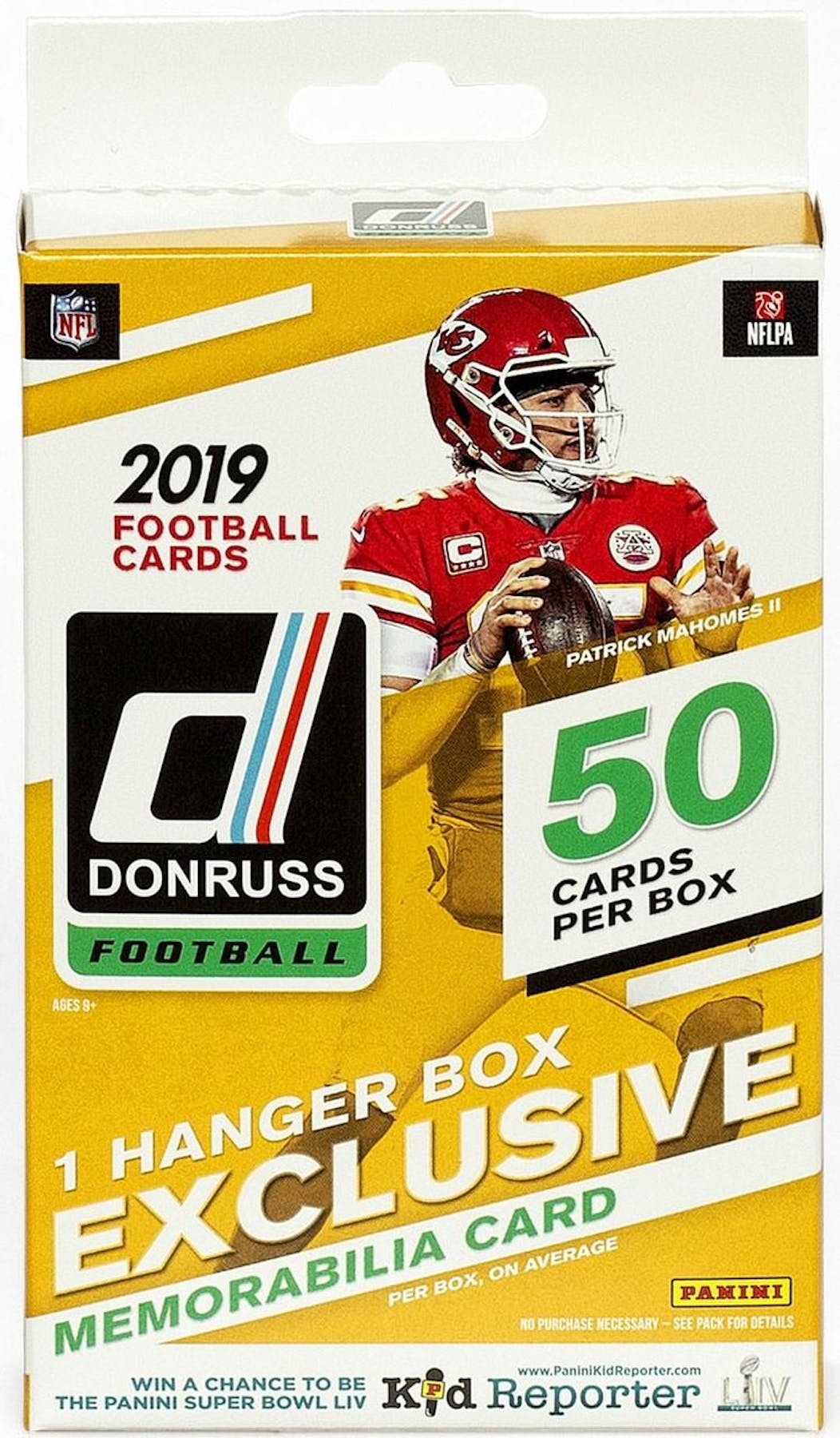 Panini 2019 Donruss Football Hanger Box (PLUS One Memorabilia Card!)