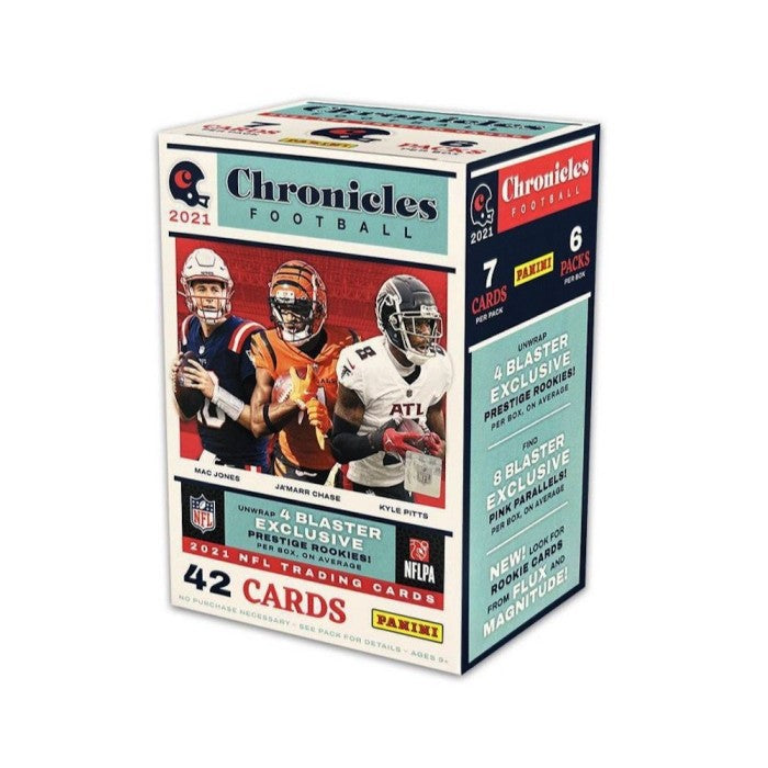 Panini 2021 Chronicles Football 6-Pack Blaster Box