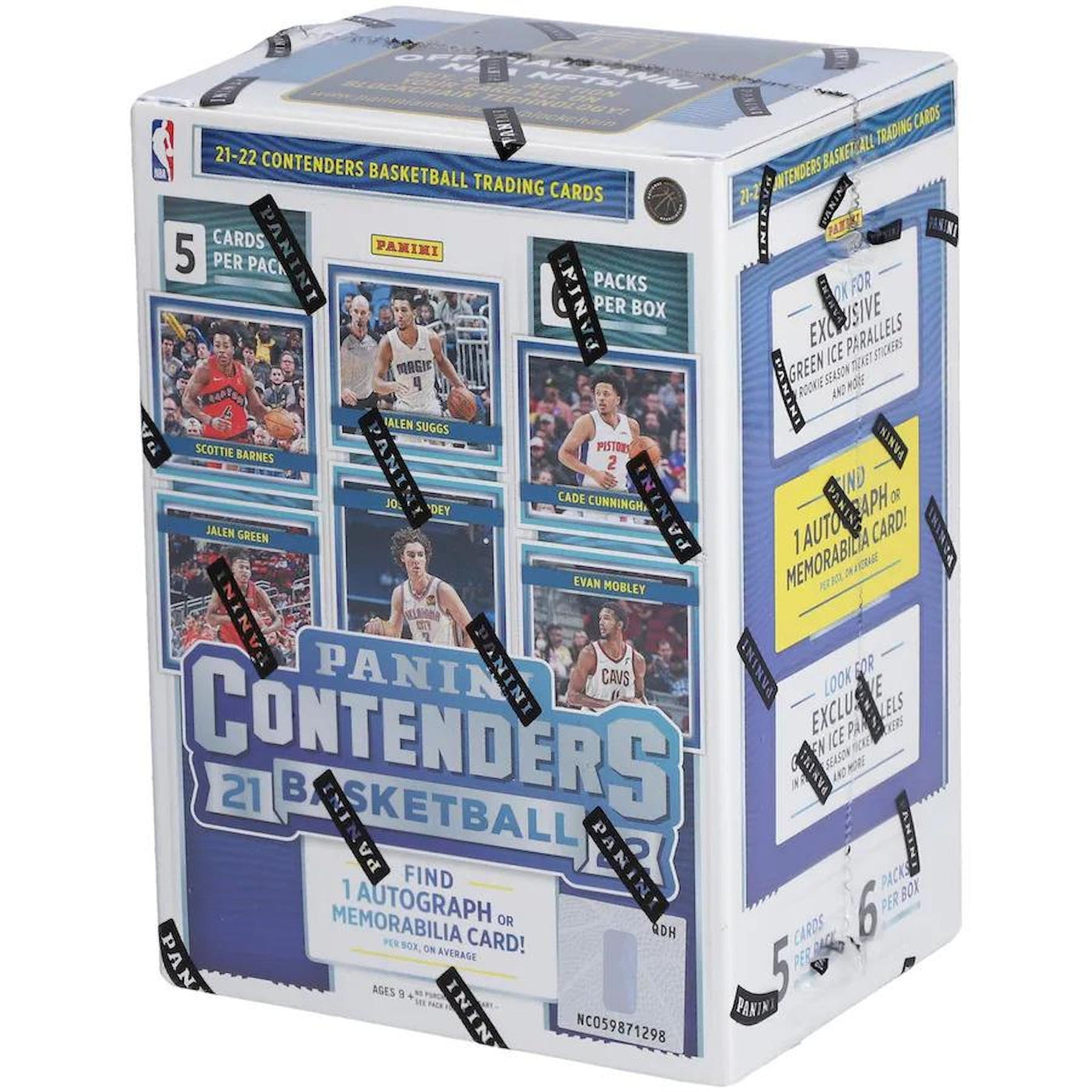 Panini 2021/22 Contenders Basketball 6-Pack Blaster Box
