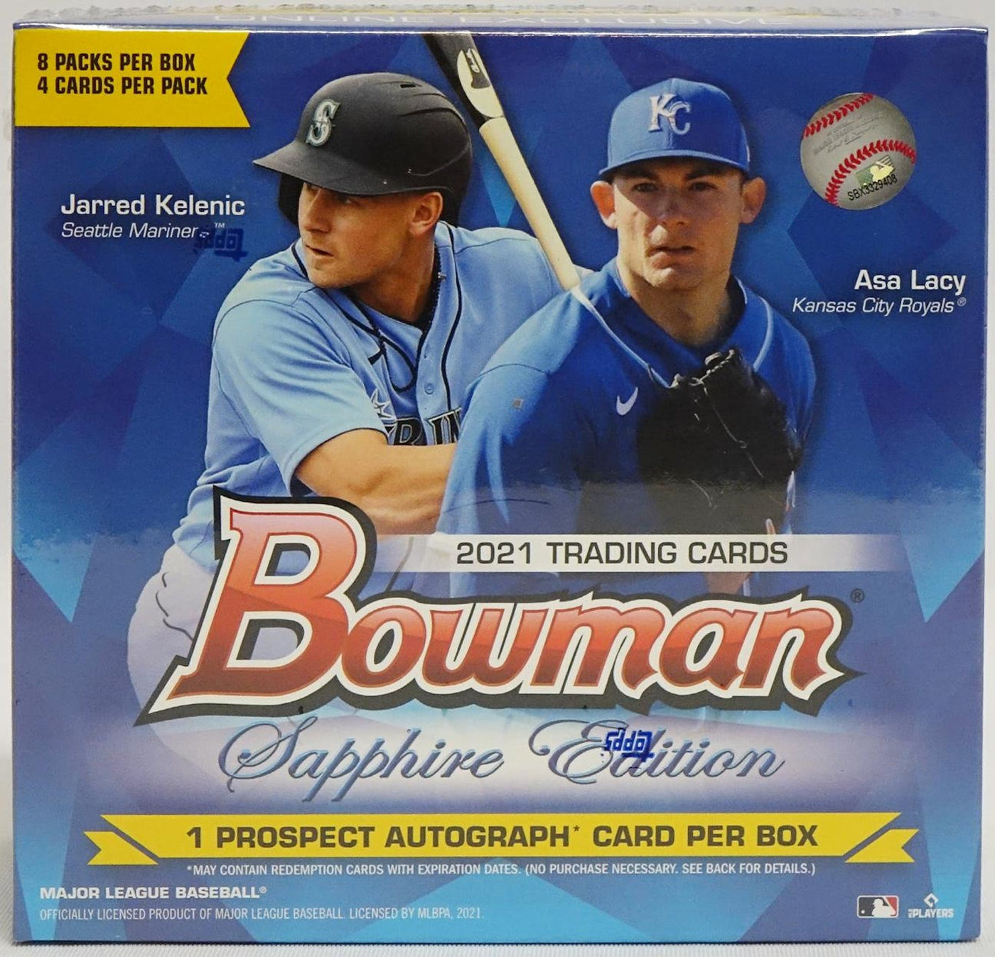 Topps 2021 Bowman Baseball Sapphire Edition Hobby Box