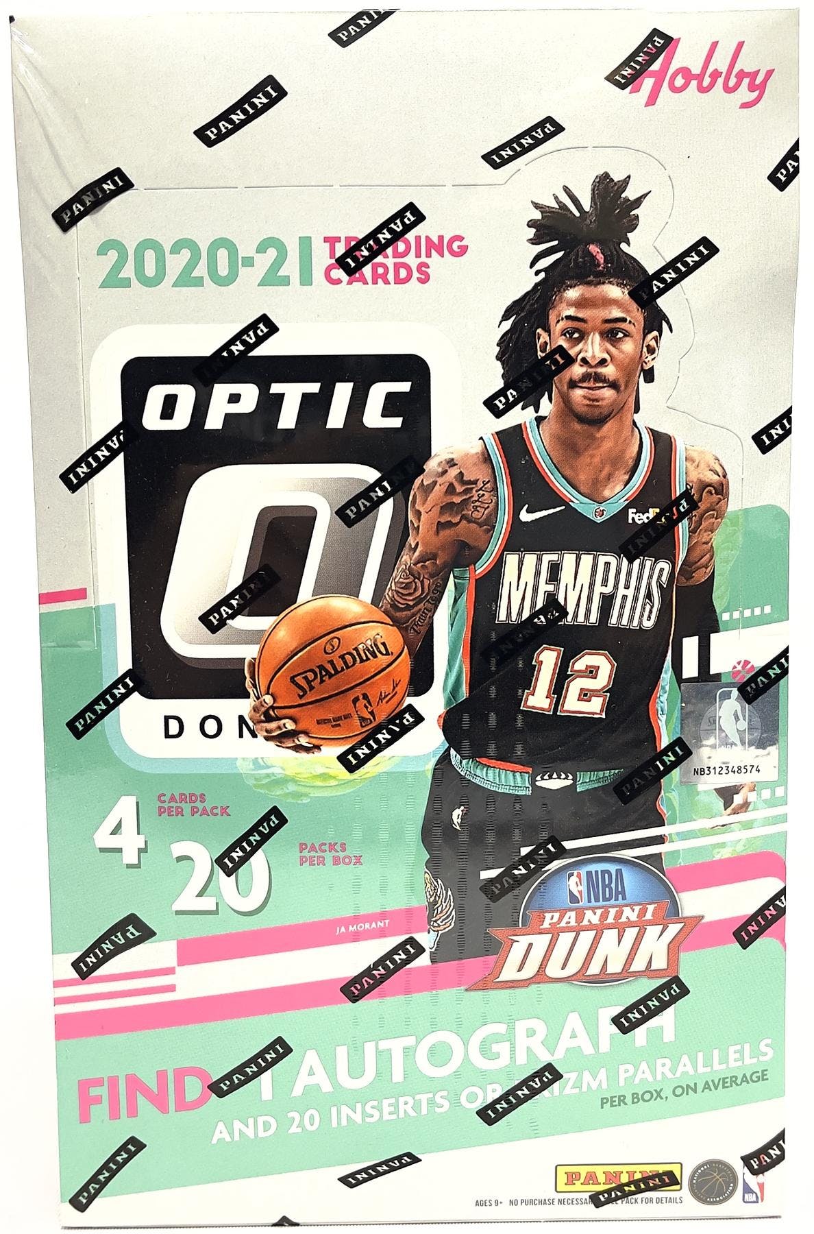 Panini 2020/21 Donruss Optic Basketball Hobby Box