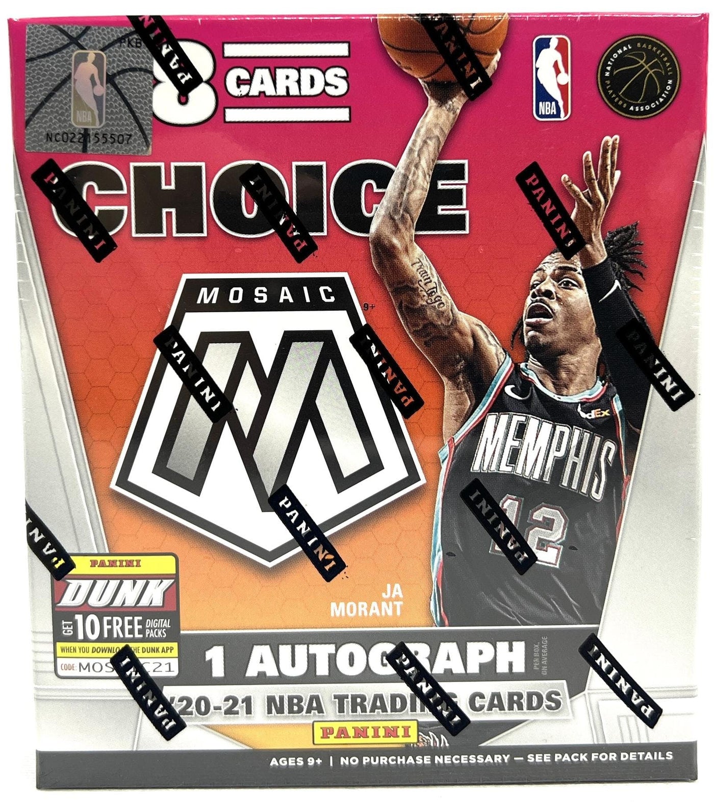 Panini 2020/21 Mosaic Basketball Choice Box