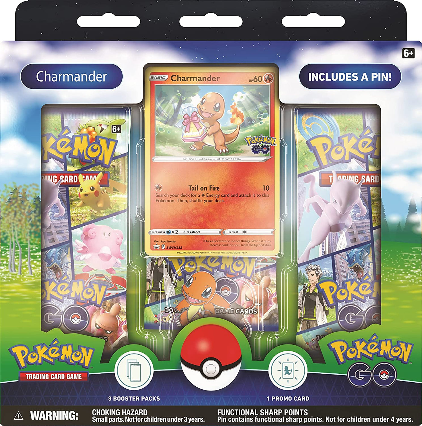 Pokémon Go: 3 Blister Pack Pin Collection