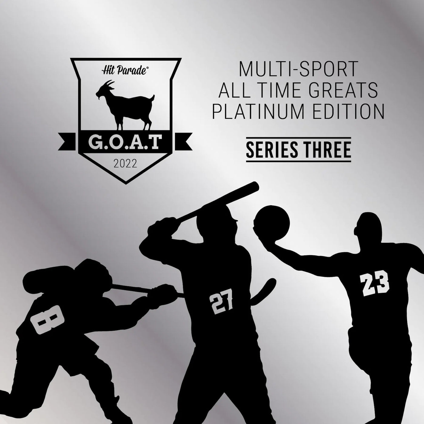 2022 Hit Parade GOAT All-Time Greats Multi-Sport Platinum Edition Series 3 Hobby Box