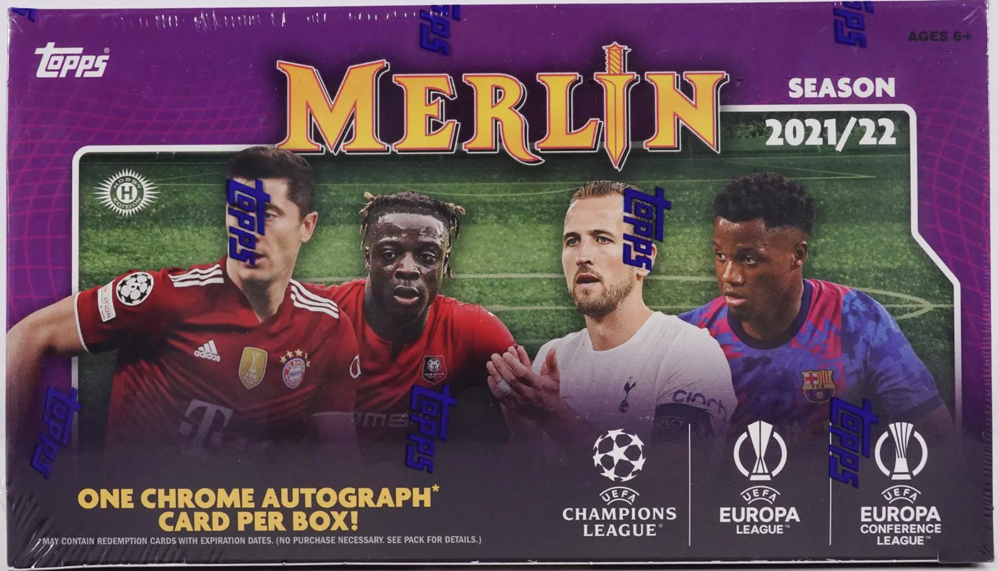 2021/22 Topps Merlin Soccer Hobby Box