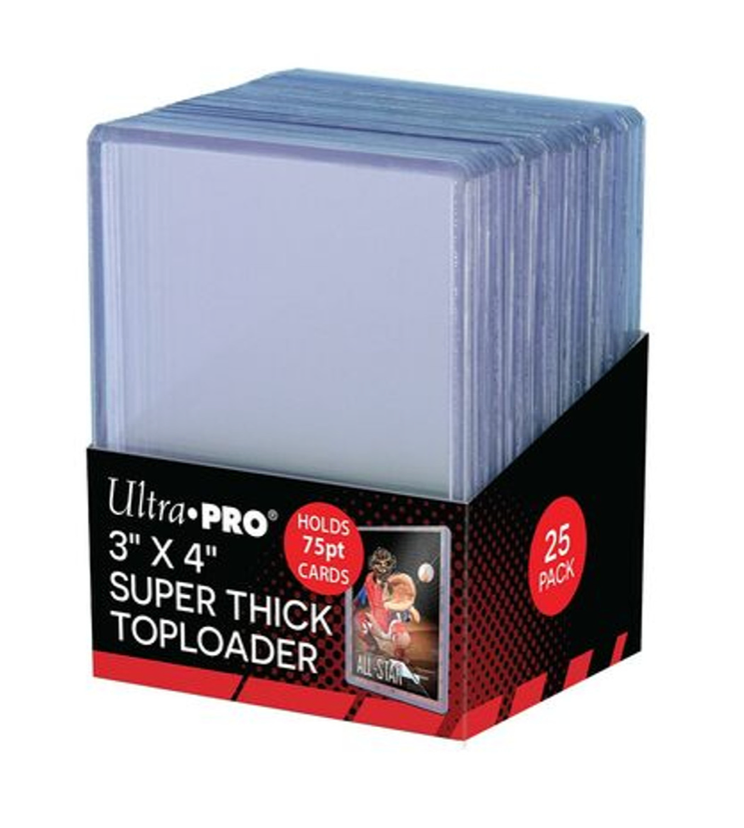 Ultra Pro Toploaders: 3" X 4" Thick 75pt (25ct)