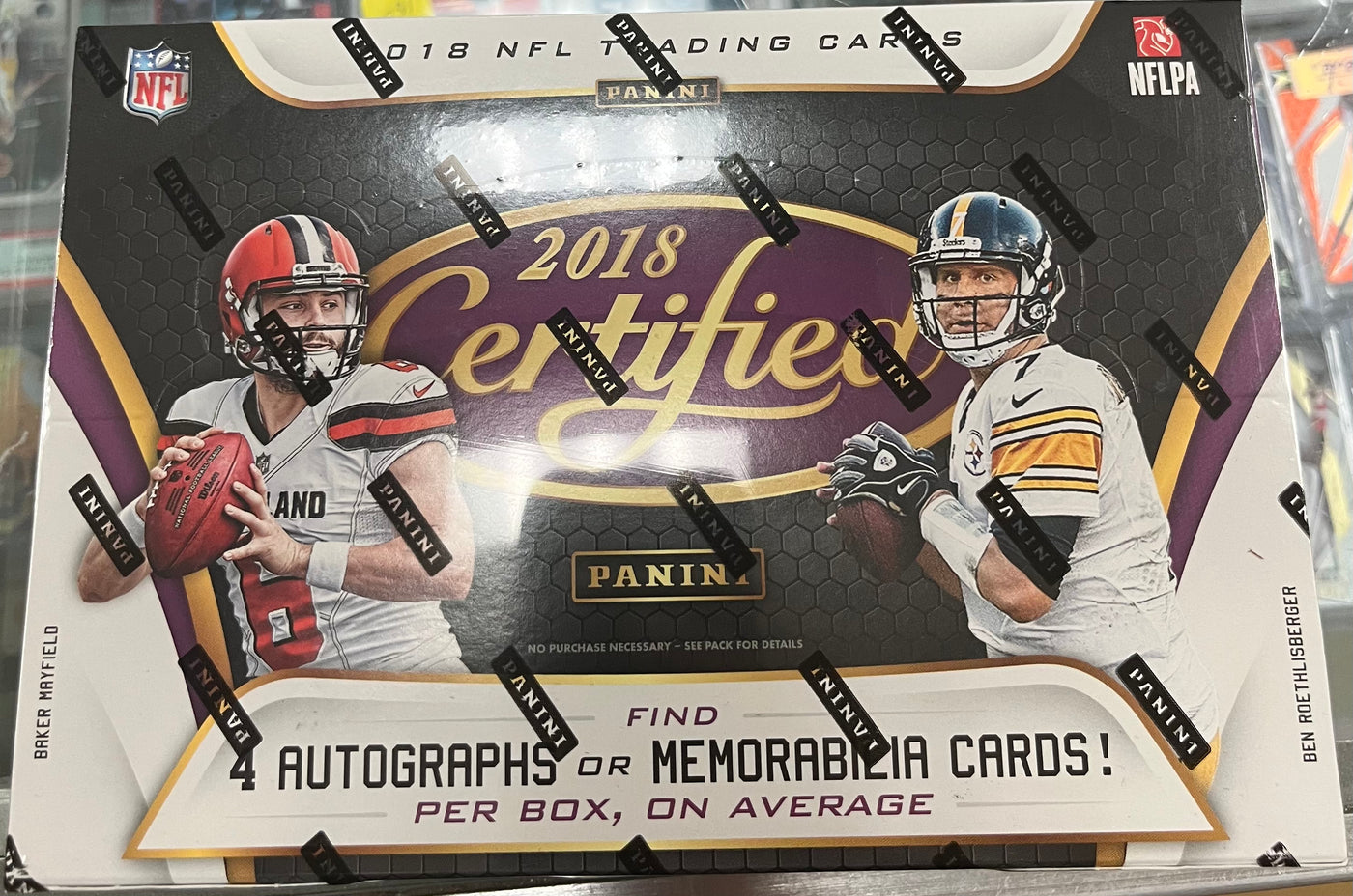 2018 Certified Football Hobby Box