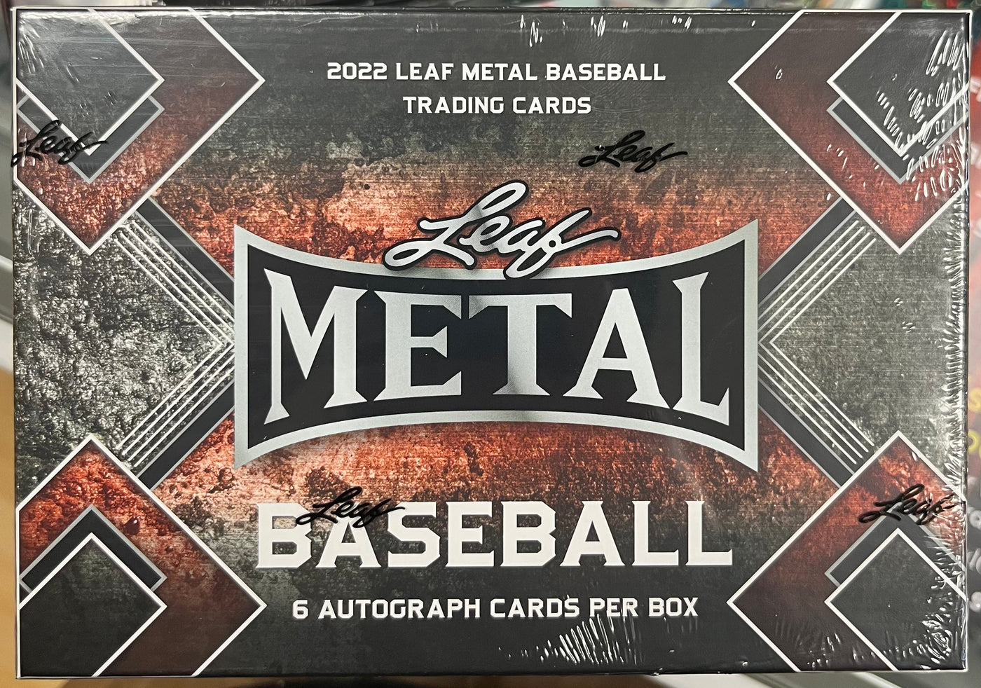 2022 Leaf Metal Baseball Hobby Box 6 Autos