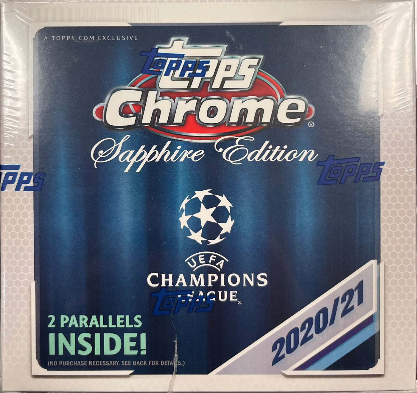 2020/21 Topps Chrome Sapphire Edition Champions League Soccer Hobby Box