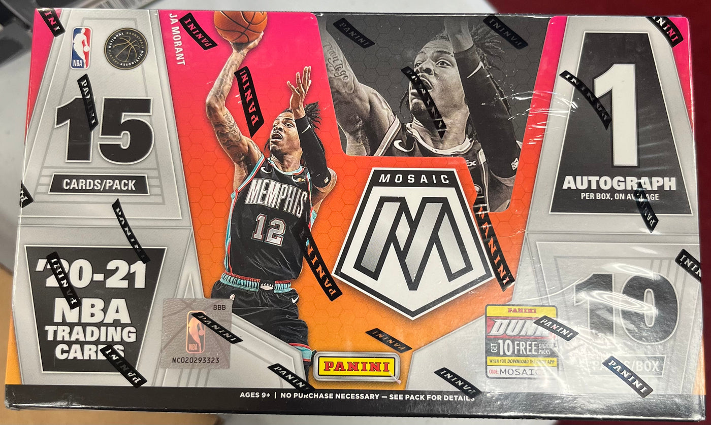 2020-21 Mosaic Basketball Hobby Box