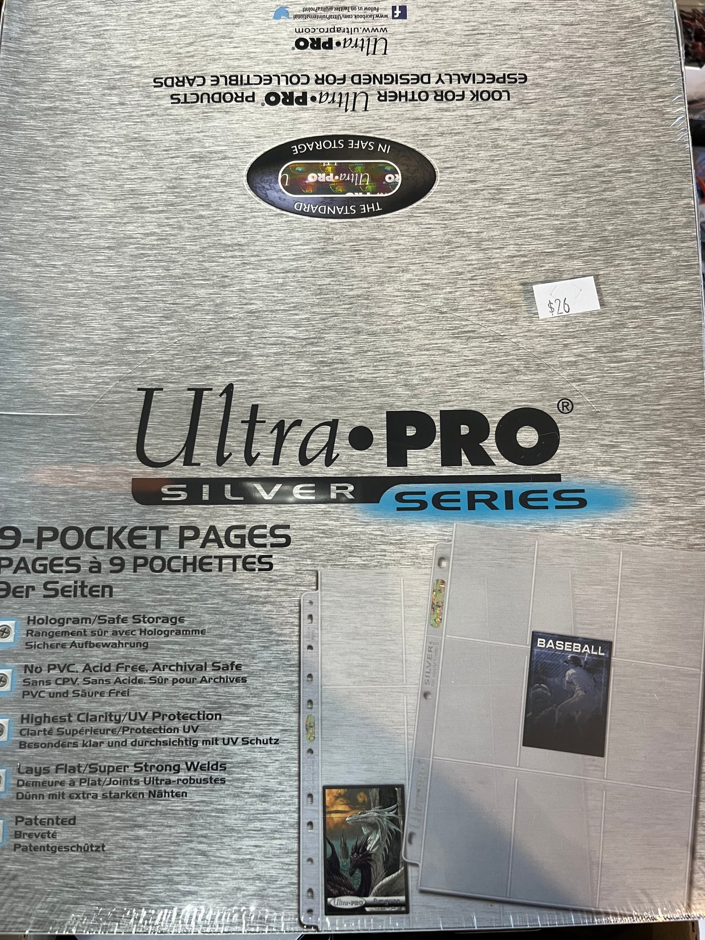 Ultra-Pro 9-Pocket Pages Box
