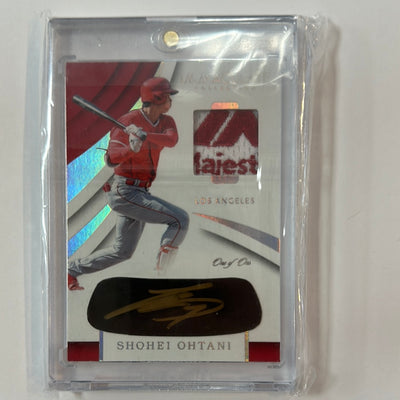 (One of One) 2018 Panini Immaculate Collections - Shohei Ohtani - No. CMS-SO