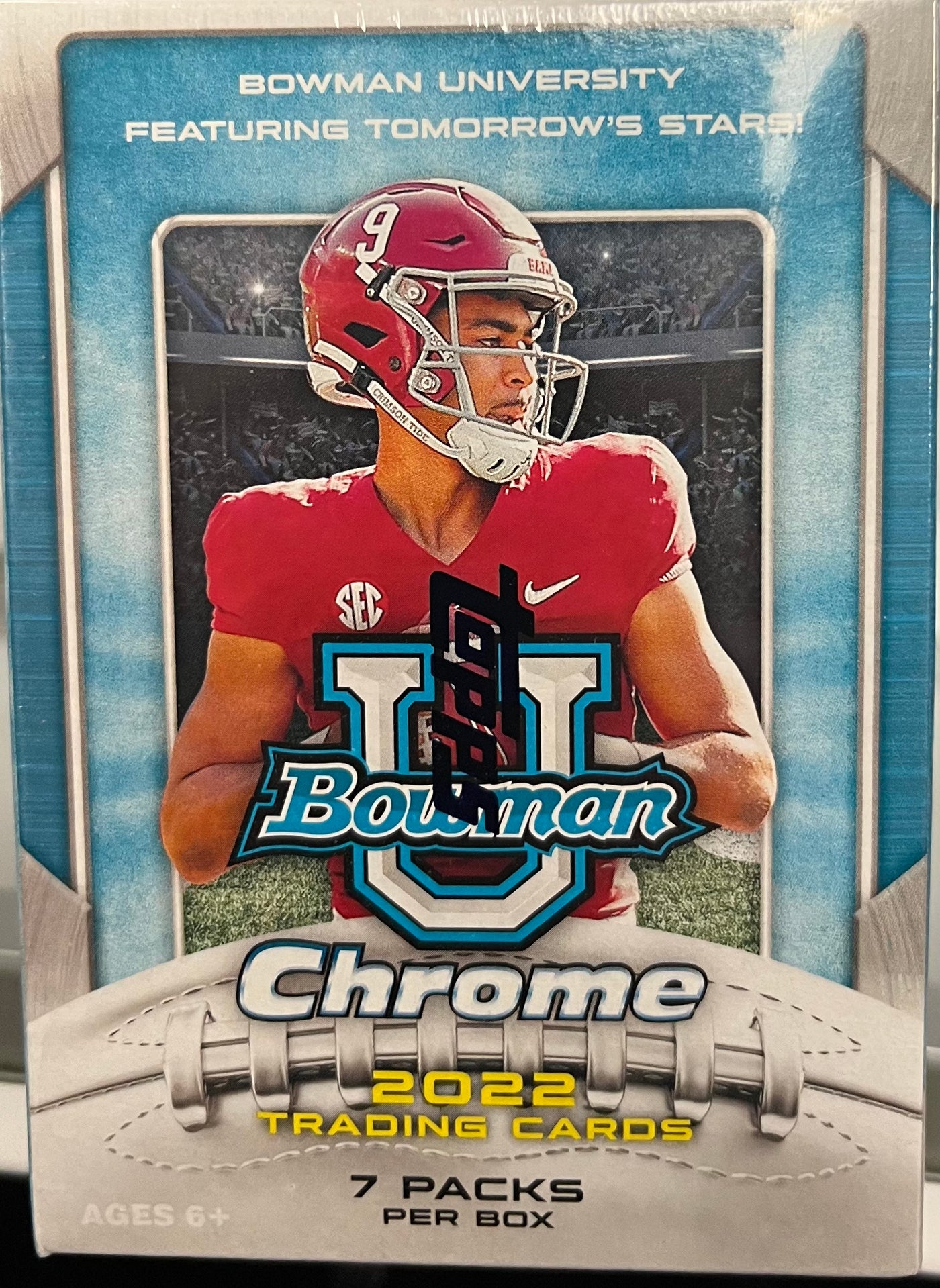 2022 Bowman Chrome University Football Blaster Box