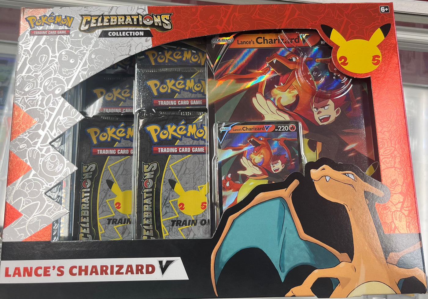 Pokémon Celebrations Collection Lance’s Charizard V Box
