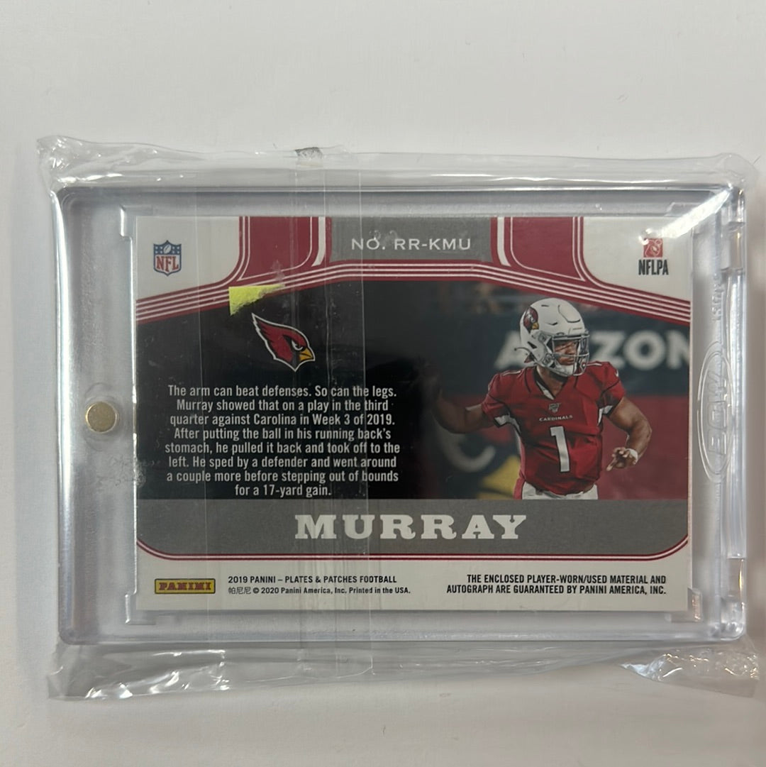 (24/25) 2019 Panini Plates and Patches - Kyler Murray - No. RR-KMU