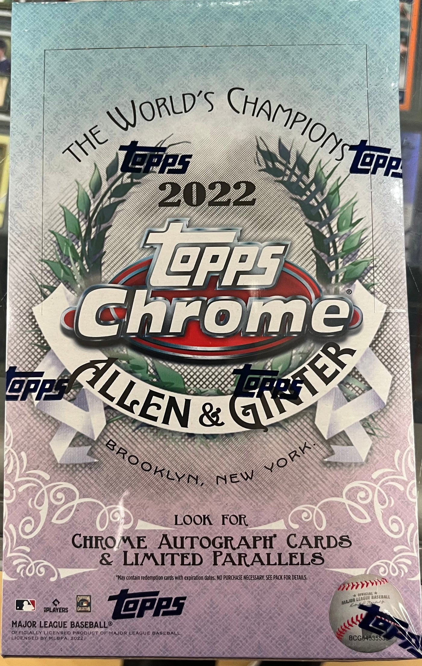 2022 Topps Chrome Allen and Ginter Hobby Box
