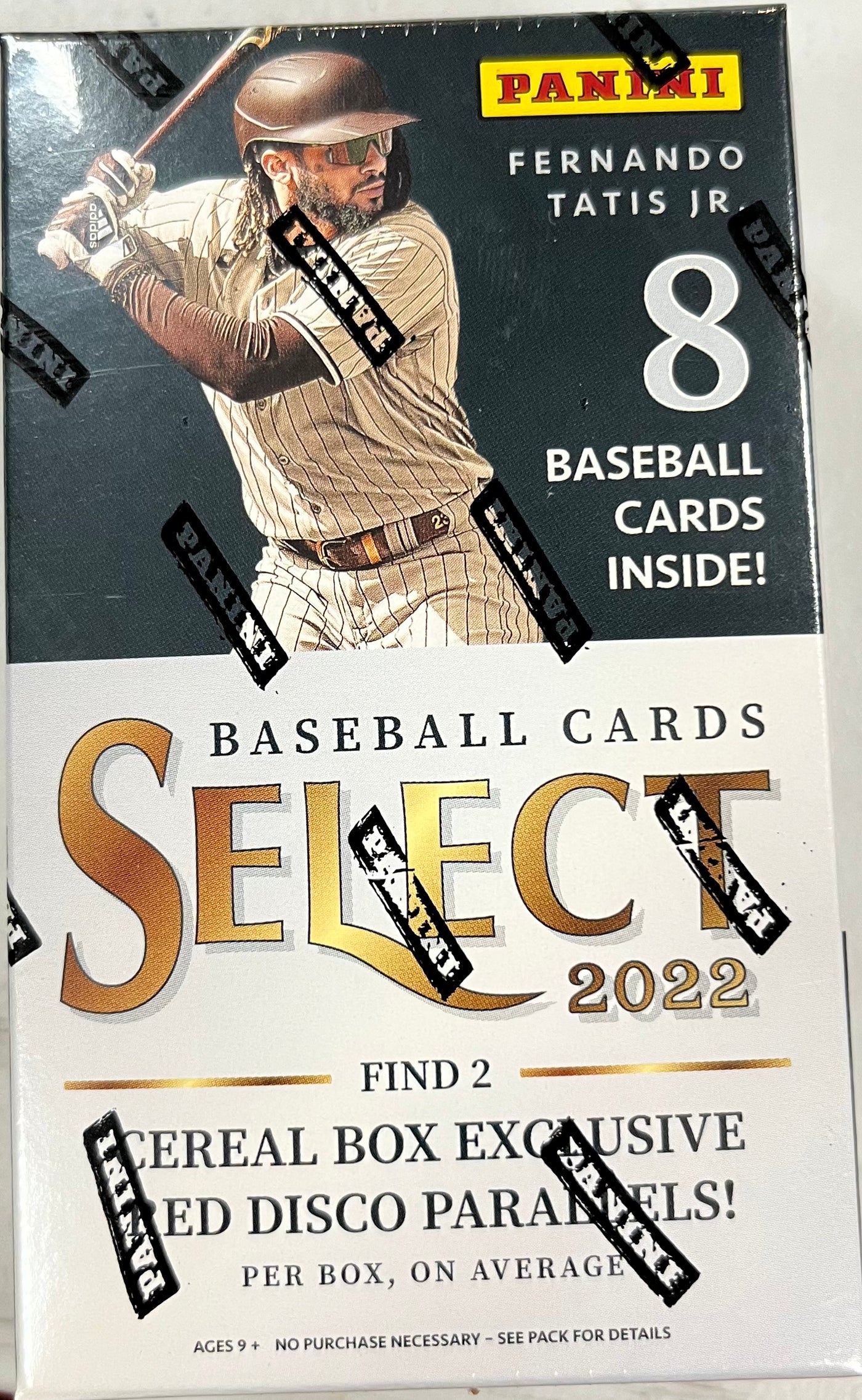 2022 Select Baseball Cereal Box