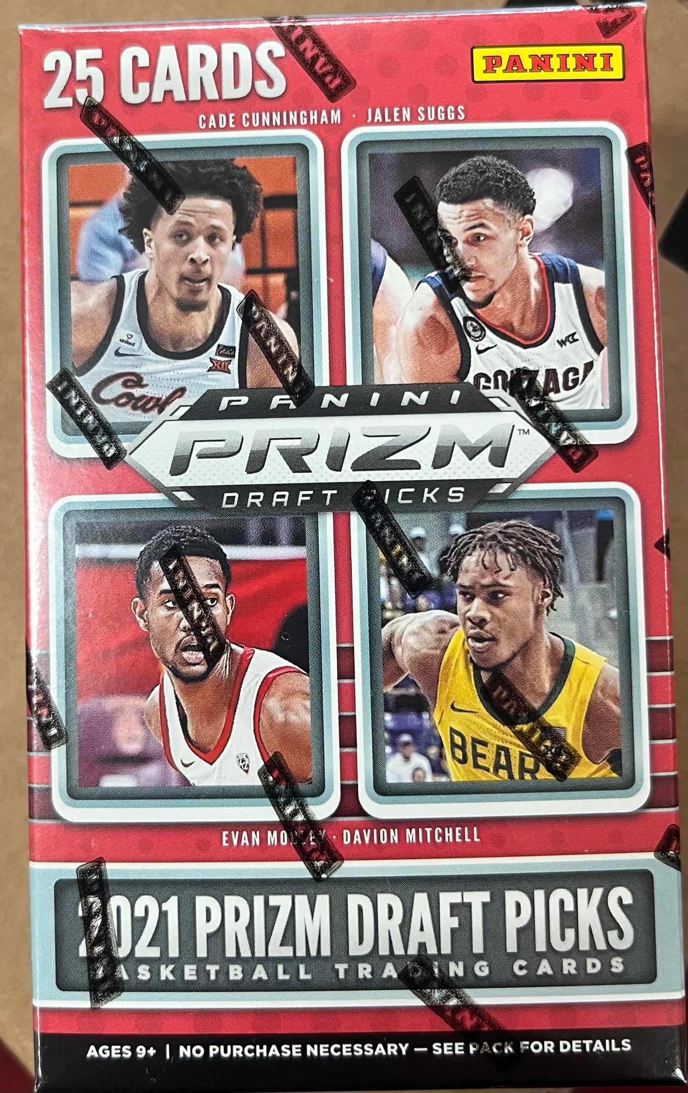 2021-22 Prizm Draft Picks Cereal Box