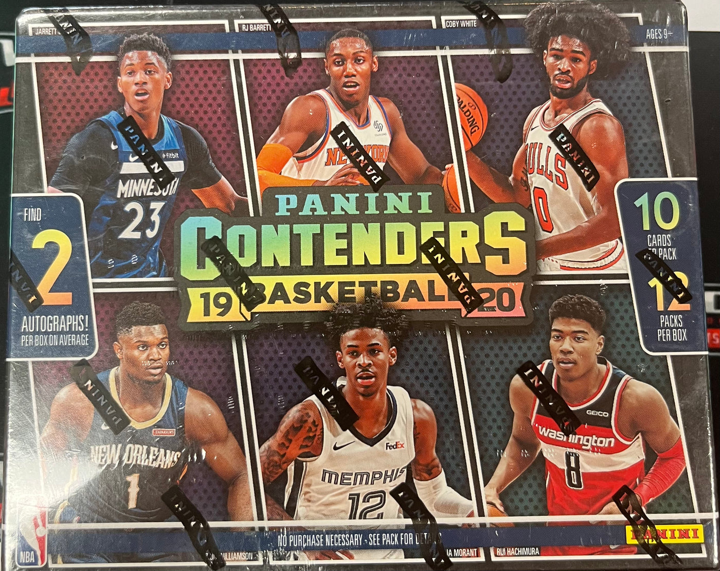 2019/20 Contenders Basketball Hobby Box