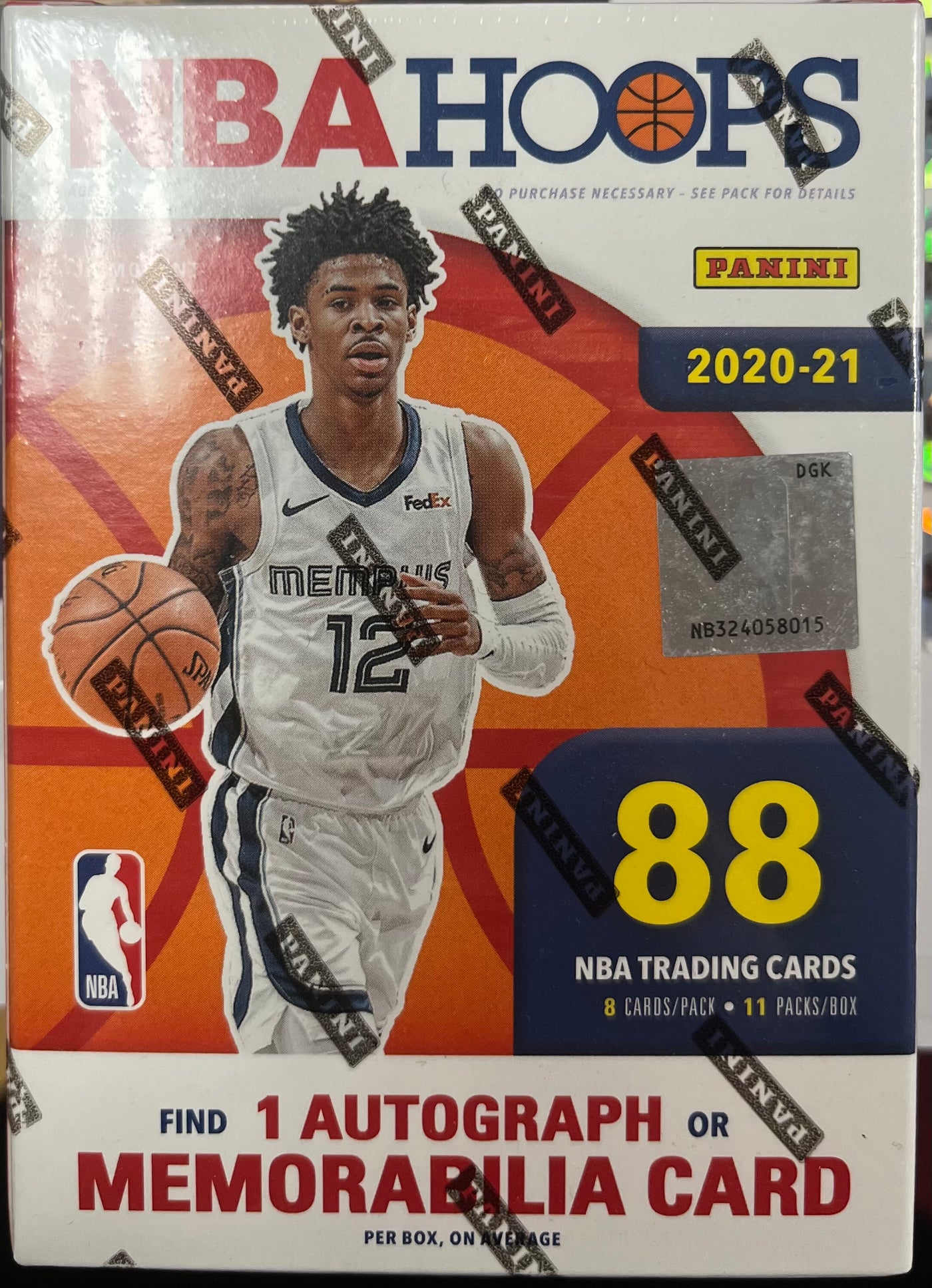 2020-21 NBA Hoops Basketball Blaster Box