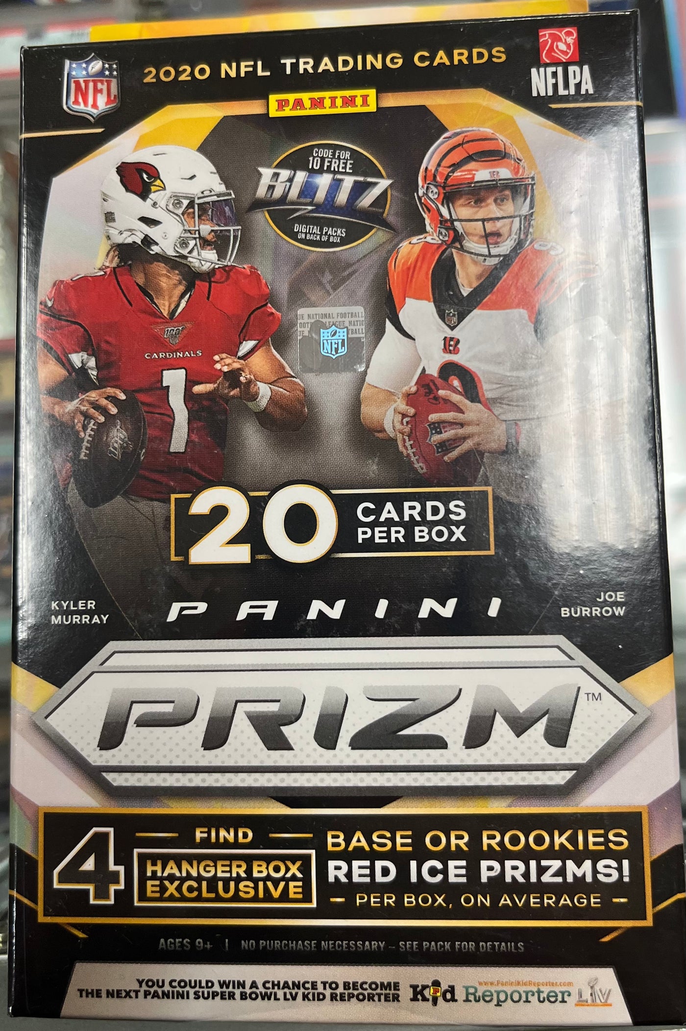 2020 Prizm Football Hanger 20-Card Box