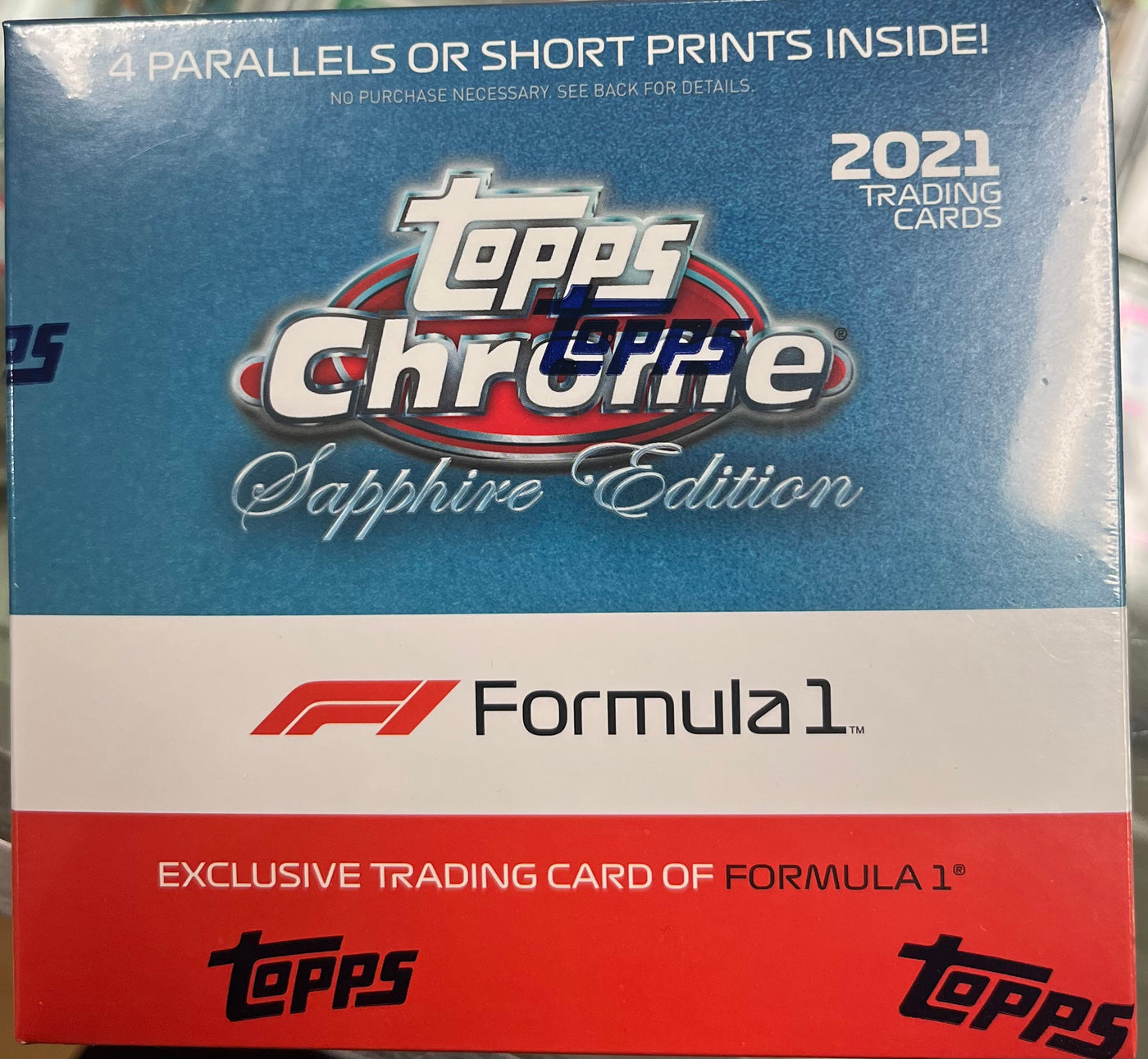2021 Topps Chrome Formula 1 Sapphire Edition Hobby Box